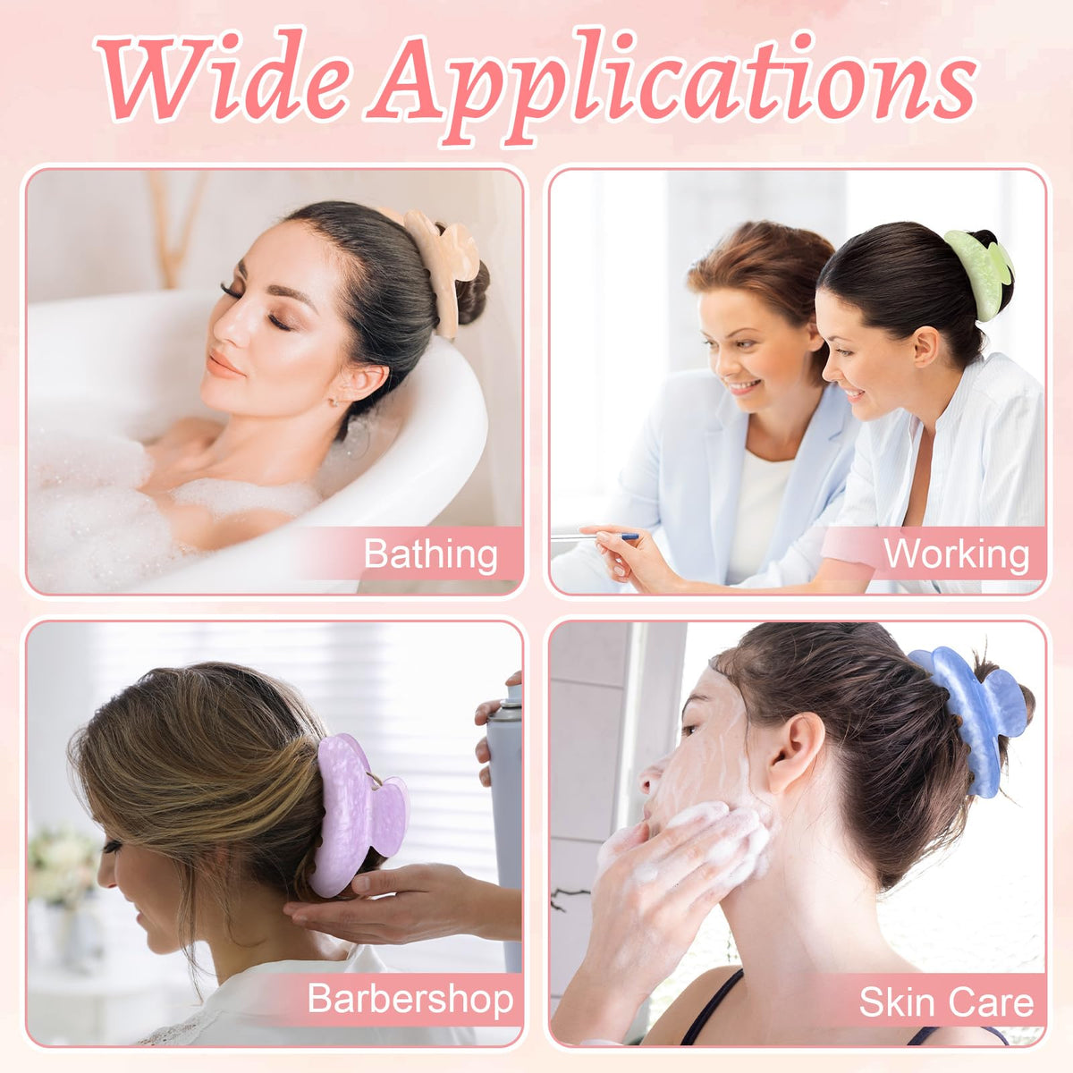 HIYZI clip holding thin hair without slipping or creasing