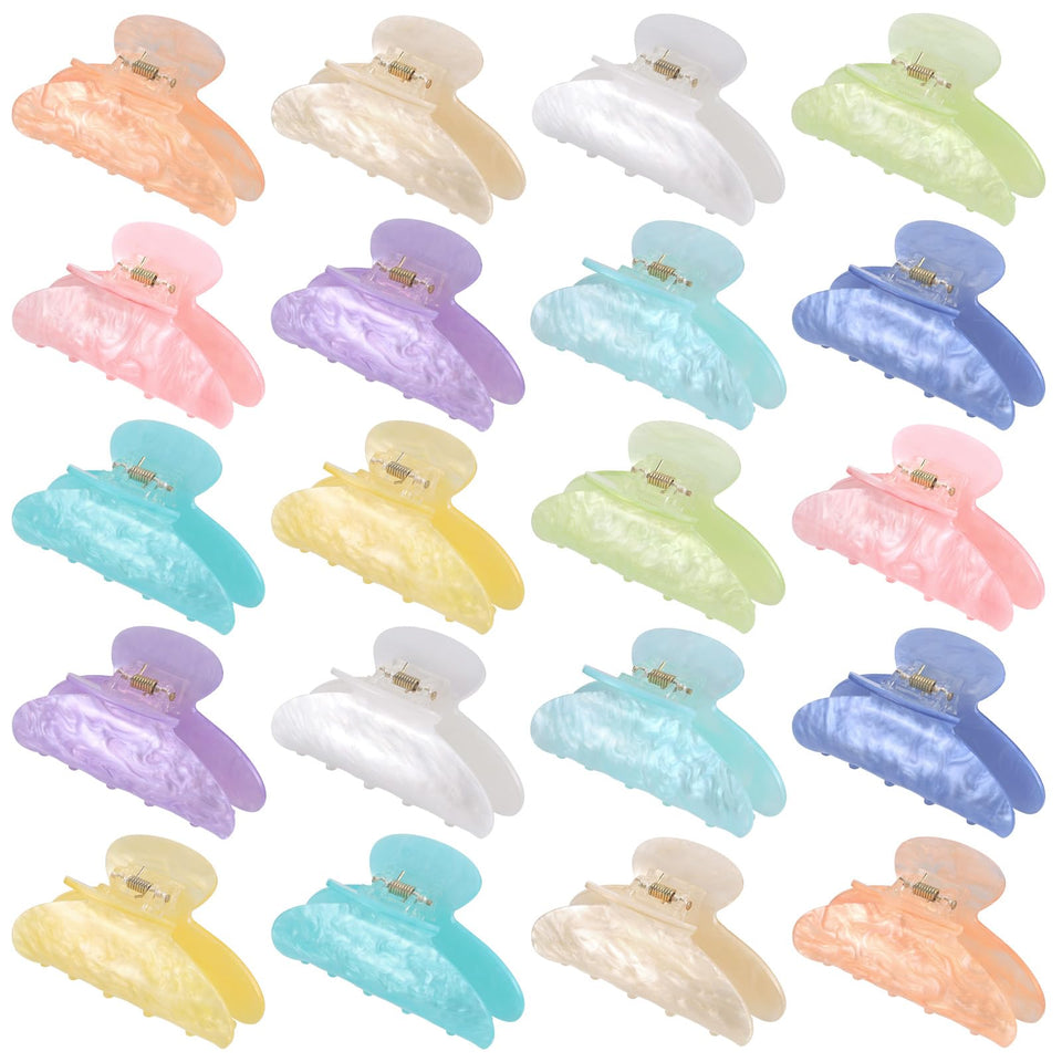 HIYZI front view of 20-pack clips showing variety and convenience