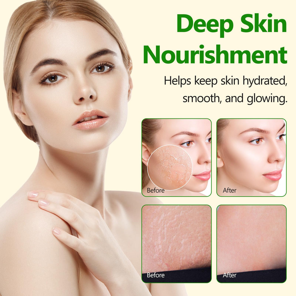 HJFRONGF oil texture close-up showing smooth emollient consistency