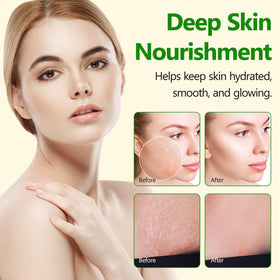HJFRONGF oil texture close-up showing smooth emollient consistency