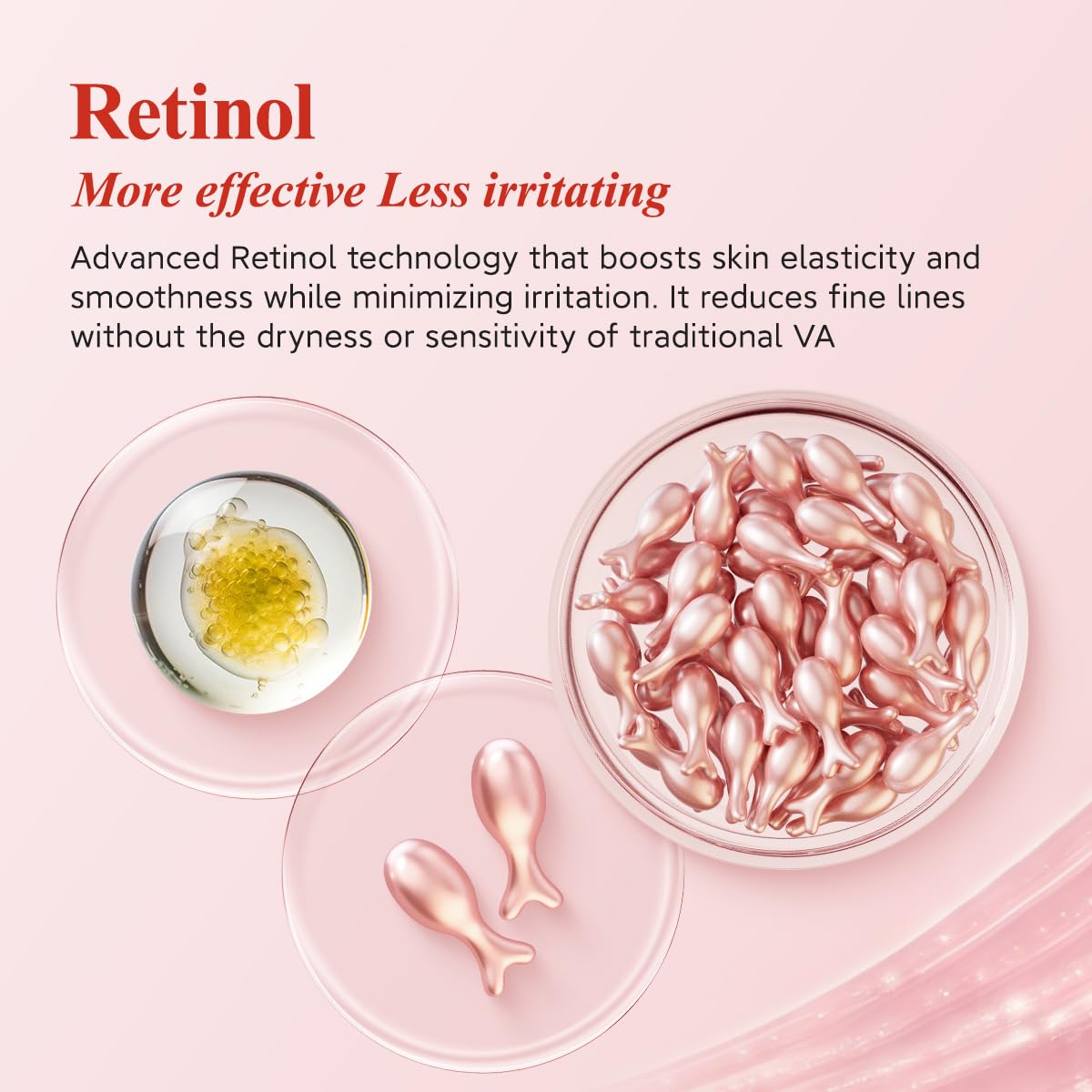 HKH applying capsule serum on hand demonstrating fast absorption benefit