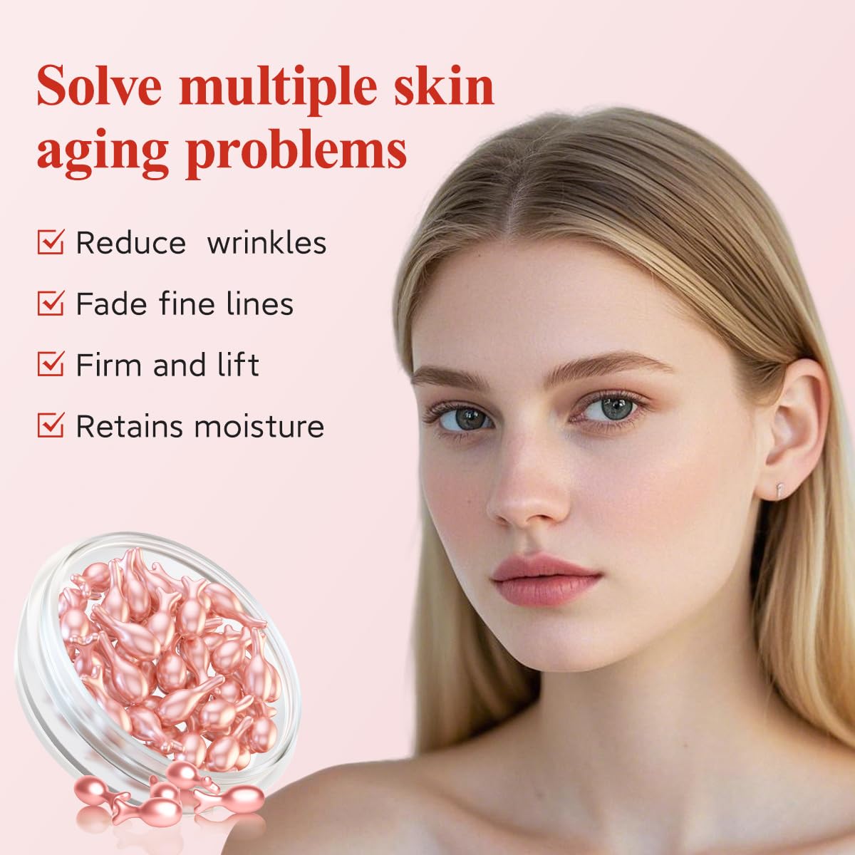 HKH capsule close-up revealing silky serum texture for smooth skin