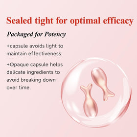 HKH capsule beside coin showing compact size and easy portability benefit