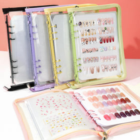 HLQHXWHZT salon tabletop setup presenting swatches and client-ready sample display