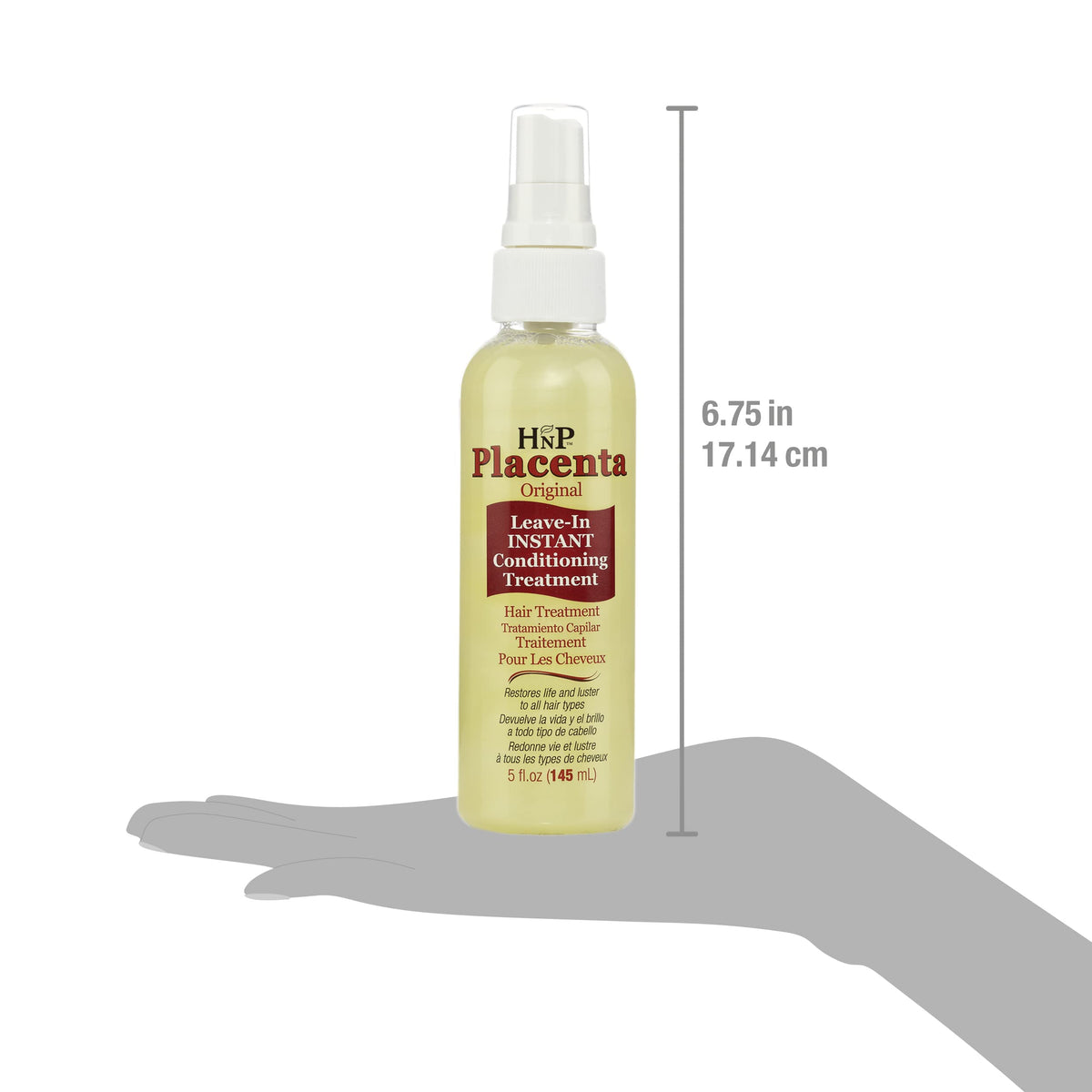 HNP Hask pump dispensing creamy texture for instant hair hydration