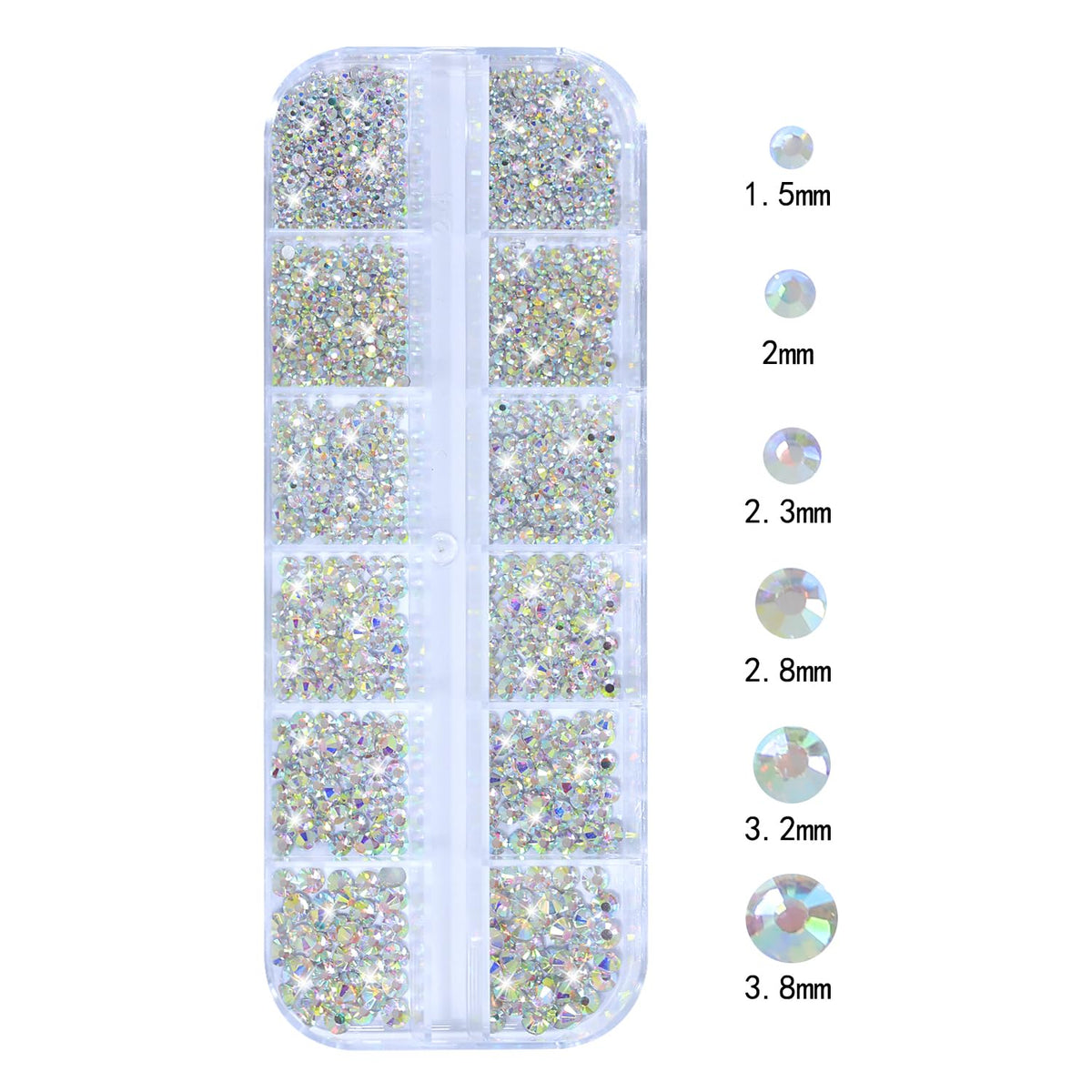 HNUIX in hand to show scale and quantity for easy size selection
