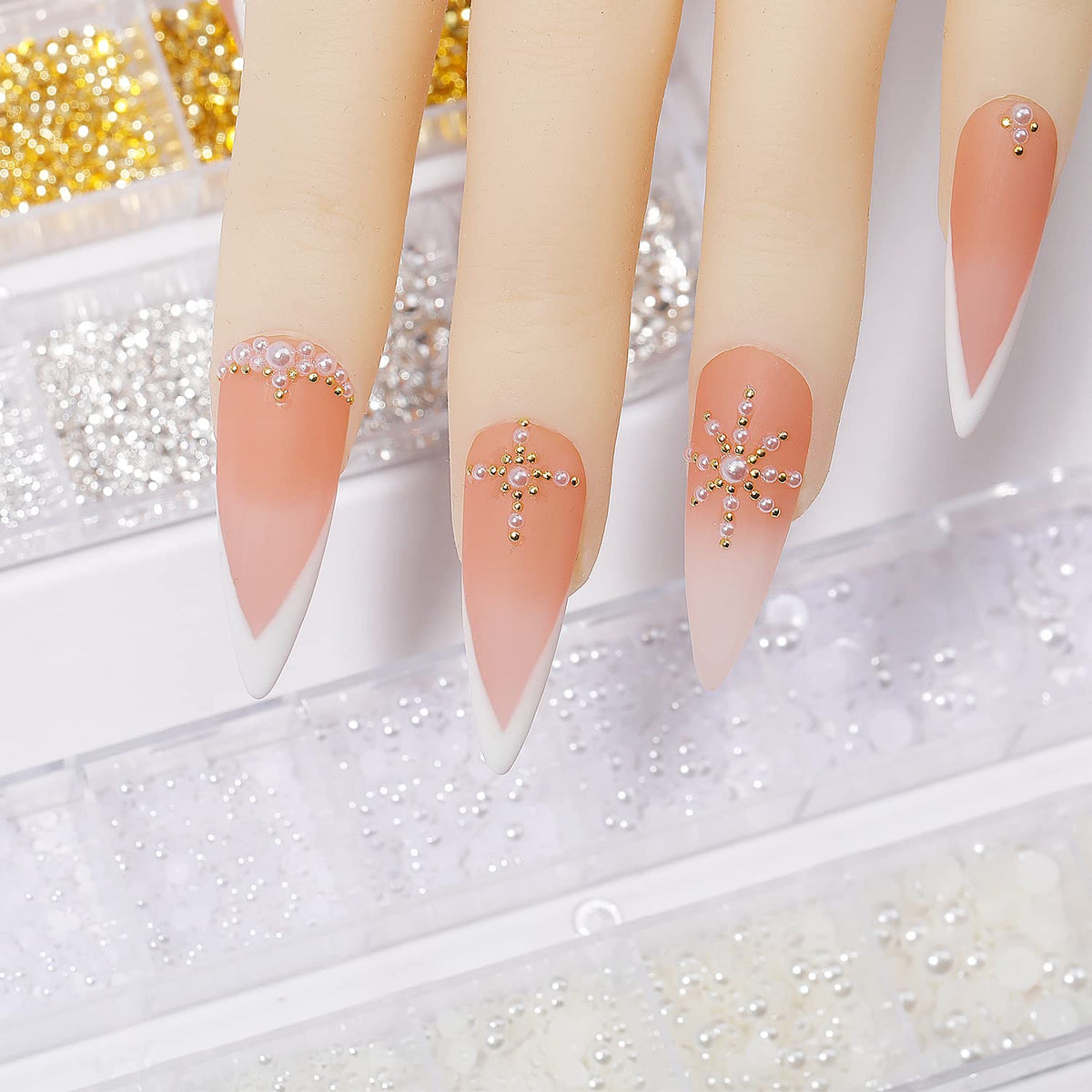 HNUIX placement tools with tweezers and picking pen for precise bead application