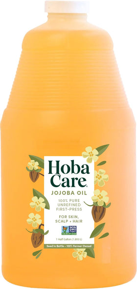 HobaCare front bottle showing clean label and large 64 oz size for savings