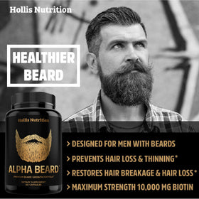 Hollis Nutrition ingredient label showing key nutrients and dosages