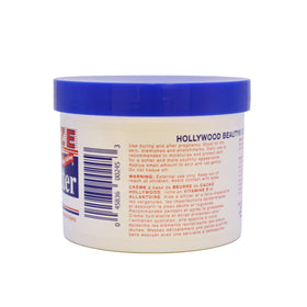 Hollywood Beauty cream texture close-up highlighting rich cocoa butter hydration
