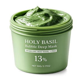 Generic Holy Basil Bubble Deep Mask front packaging showing product benefit gentle cleanse
