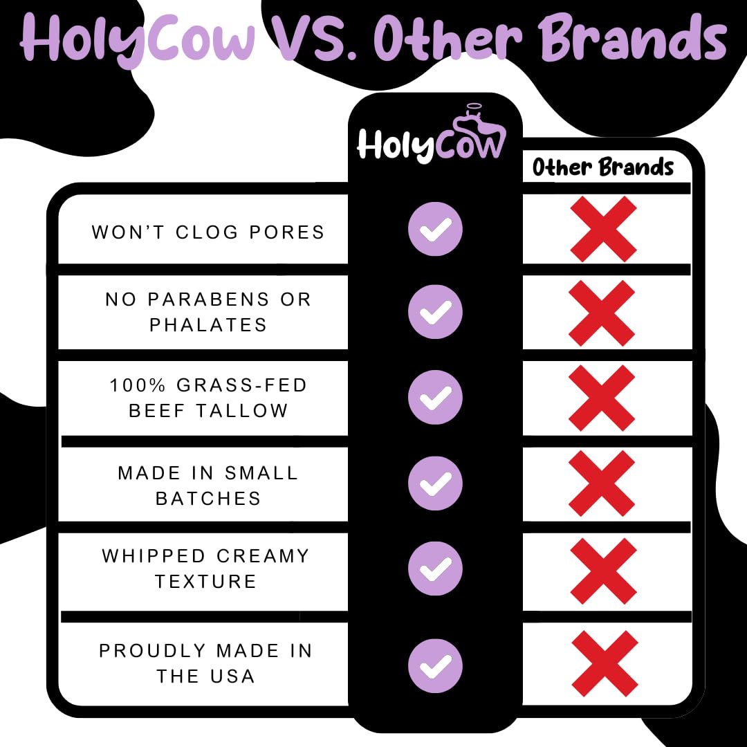 HolyCow used on baby skin illustrating gentle, small-batch family-made formulation