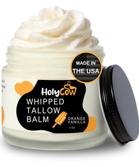HolyCow front jar showing clean packaging and moisturizing benefit