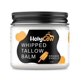 HolyCow jar next to coin for size comparison and portion guidance