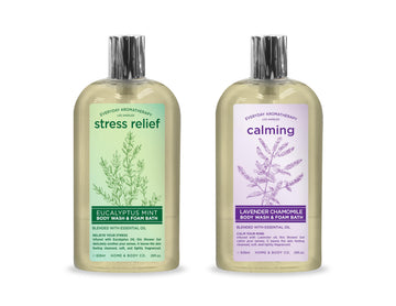 Home & Body Company eucalyptus mint bottle front view showing refreshing scent