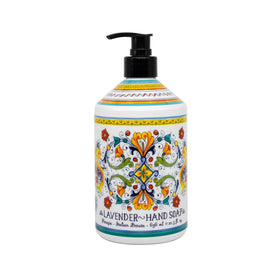 Home & Body Company soap lather texture from Perugia, rich moisturizing foam benefit