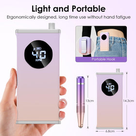 homeasy battery pack and charger displayed for long runtime convenience