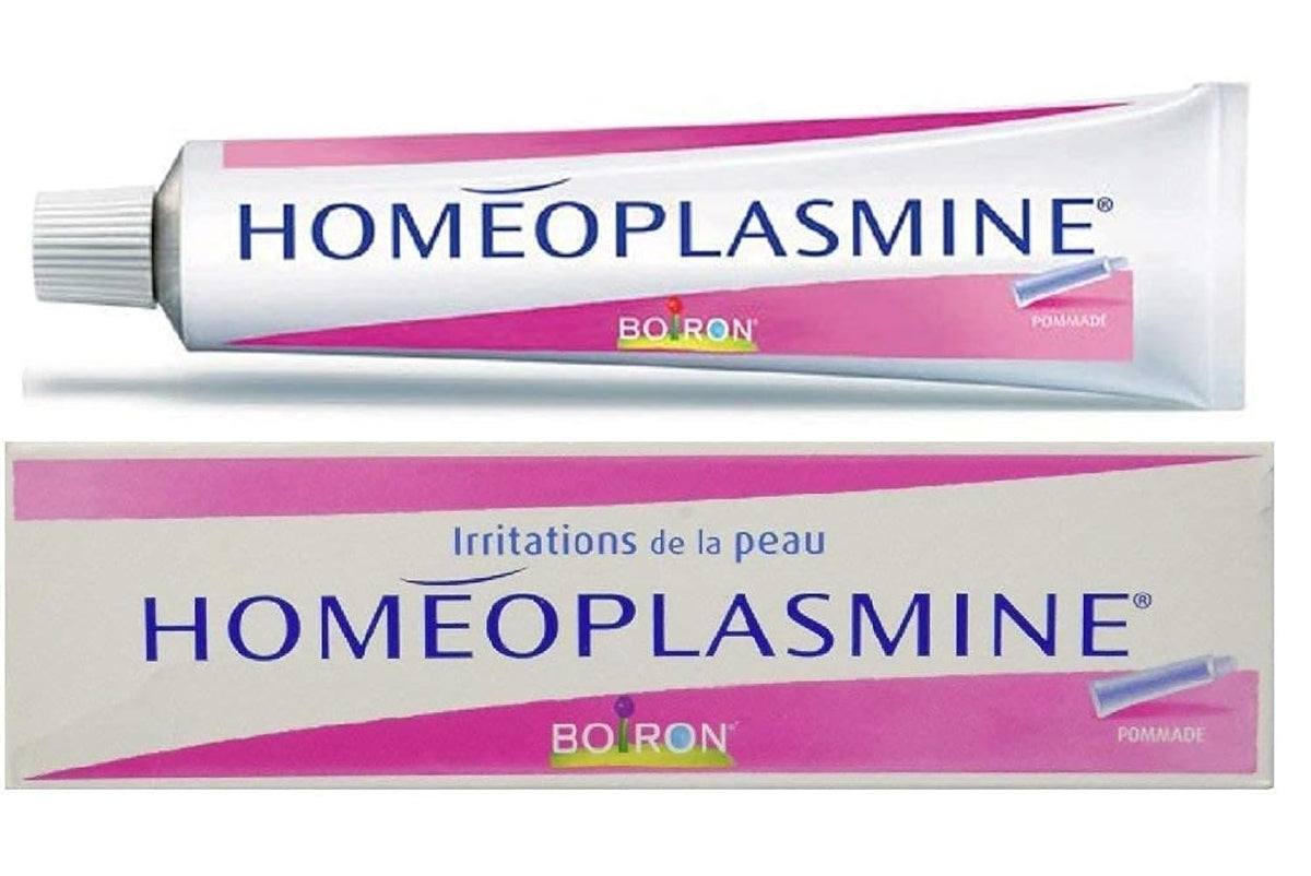 Homeoplasmine tube front view showing brand and XL size for reliable hydration