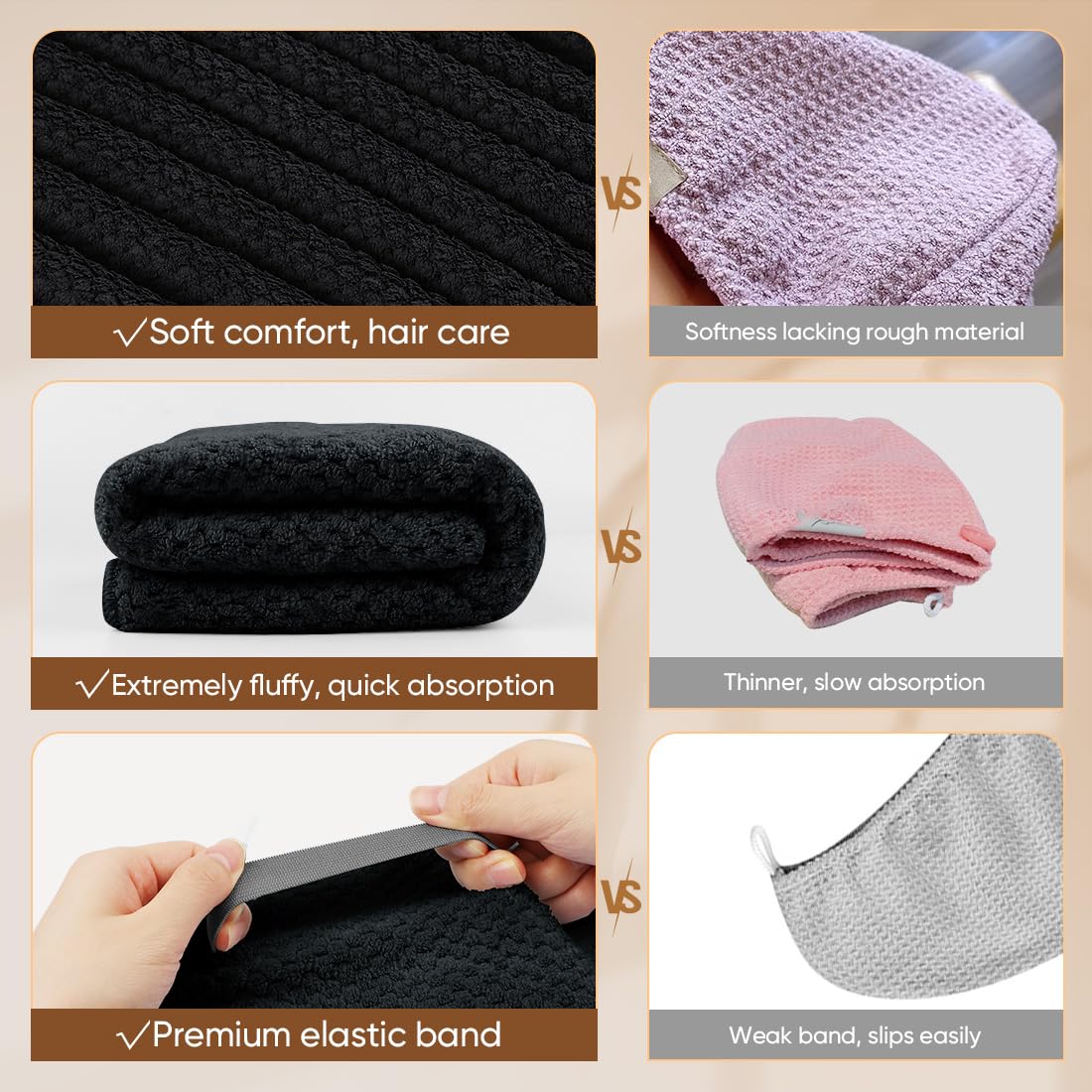 HOMEXCEL elastic strap detail showing easy twist-and-clip hold