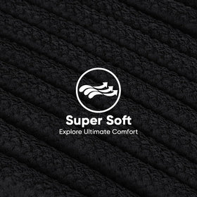HOMEXCEL microfiber texture close-up for fast absorbency benefit