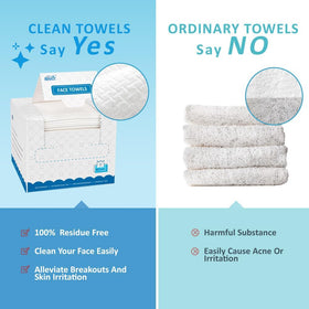 HOMEXCEL towels packed inside travel bag for on-the-go hygiene benefit