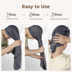 homexcel two towels stacked showing spare pair convenience and travel-ready benefit