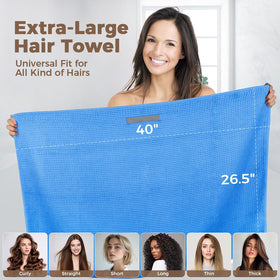 HOMEXCEL close-up waffle weave texture illustrating faster absorption benefit