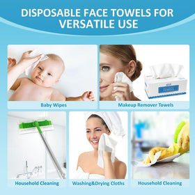 HOMEXCEL wipe in use removing makeup with gentle, effective action