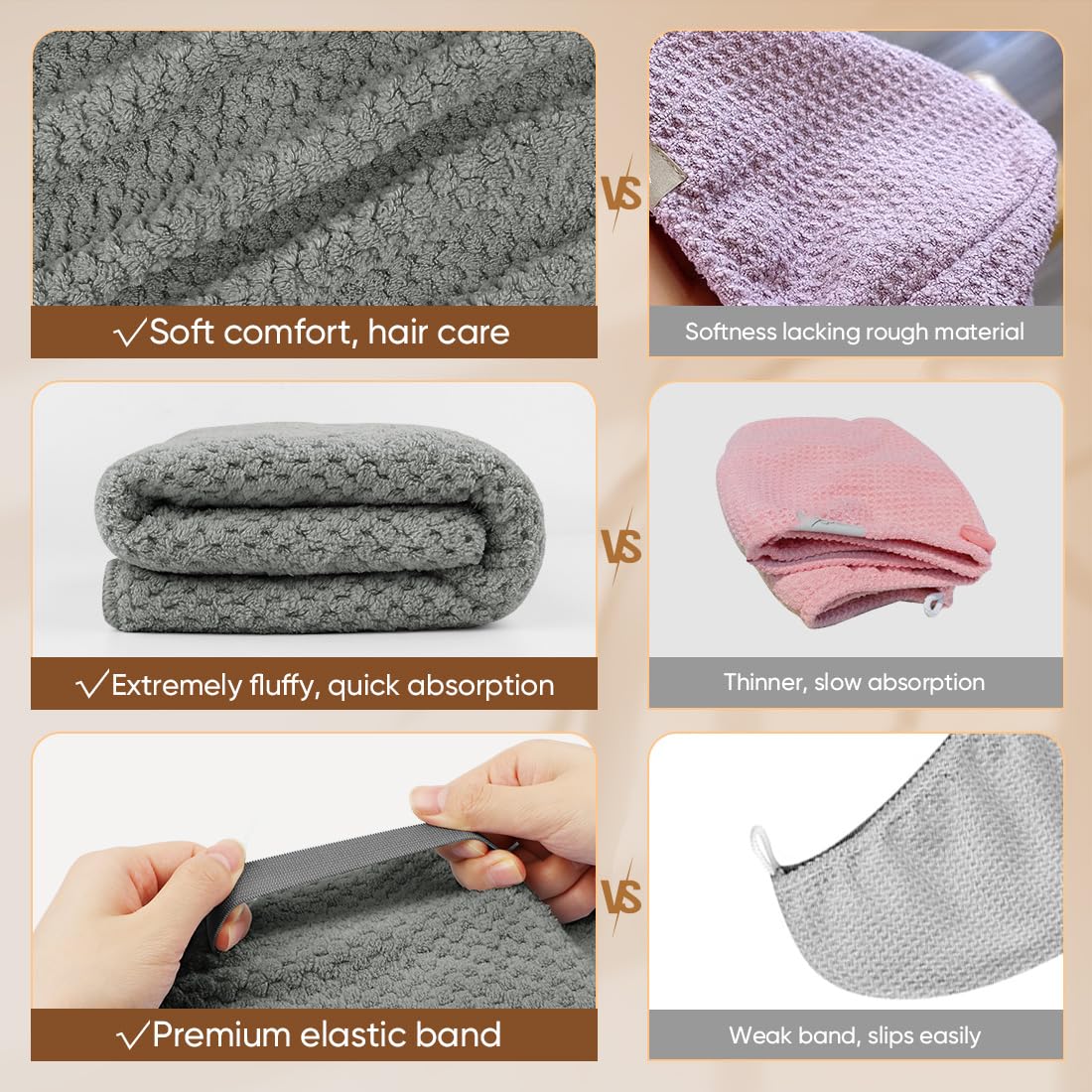 HOMEXCEL wrap elastic button detail for easy fastening and secure fit
