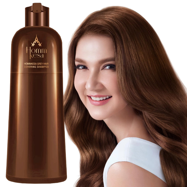 Hommkesa front packaging showing light brown label and benefits