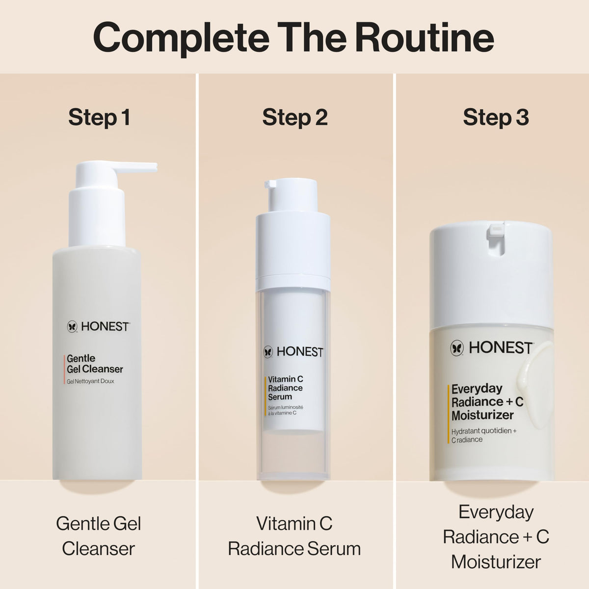 Honest Beauty spread on skin demonstrating quick absorption and glow