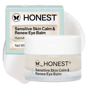 Honest Beauty jar front view showing label and compact 0.5 oz size benefit