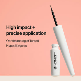 Honest Beauty felt tip close-up showing flexible applicator for controlled precise strokes