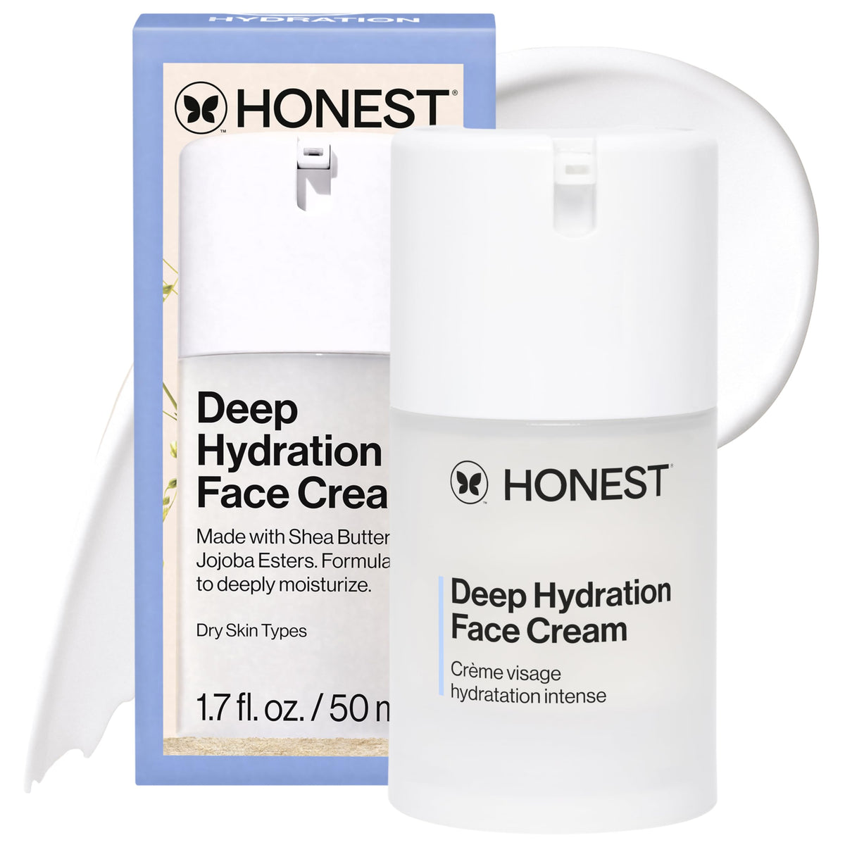 Honest Beauty jar front view showing product branding and size benefit