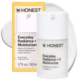Honest Beauty front packaging showing sleek bottle and label benefits