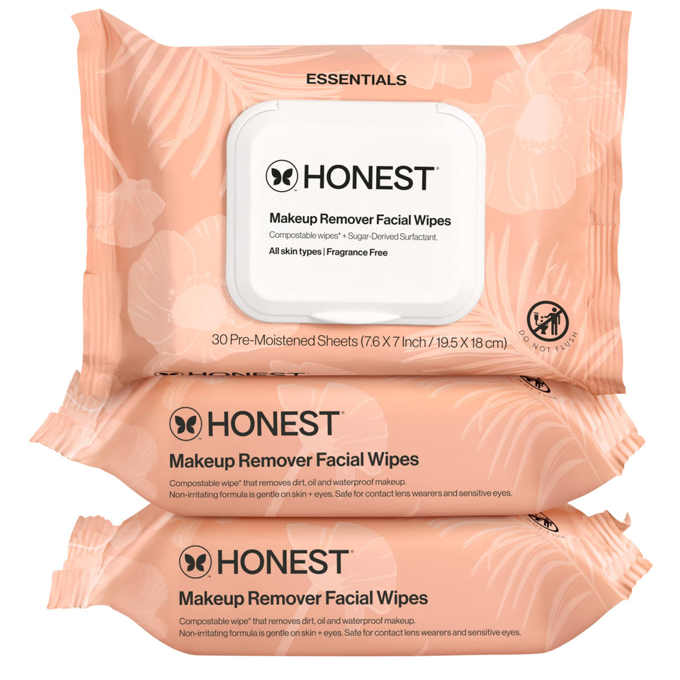 Honest Beauty front packaging showing 90-count and fragrance-free benefit