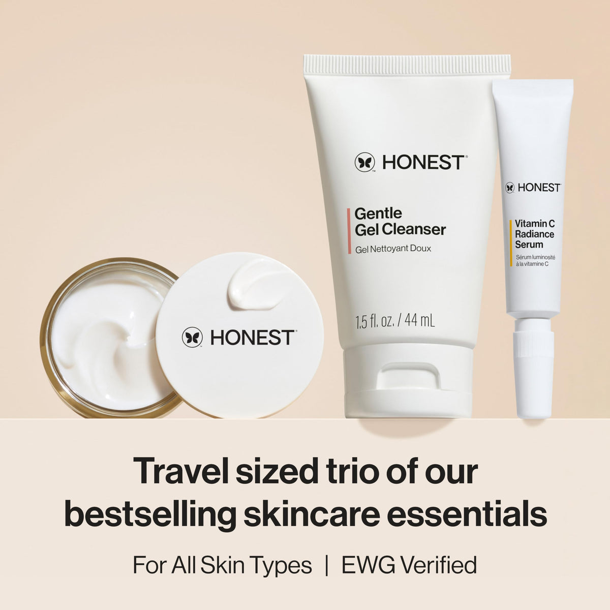 Honest Beauty Gentle Gel Cleanser close-up texture calms skin