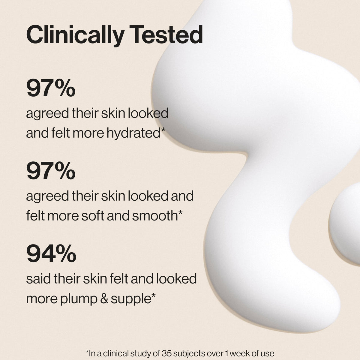 Honest Beauty label ingredients detail highlighting hyaluronic acid blend