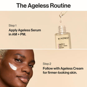 Honest Beauty on vanity lifestyle shot showing everyday routine integration benefit