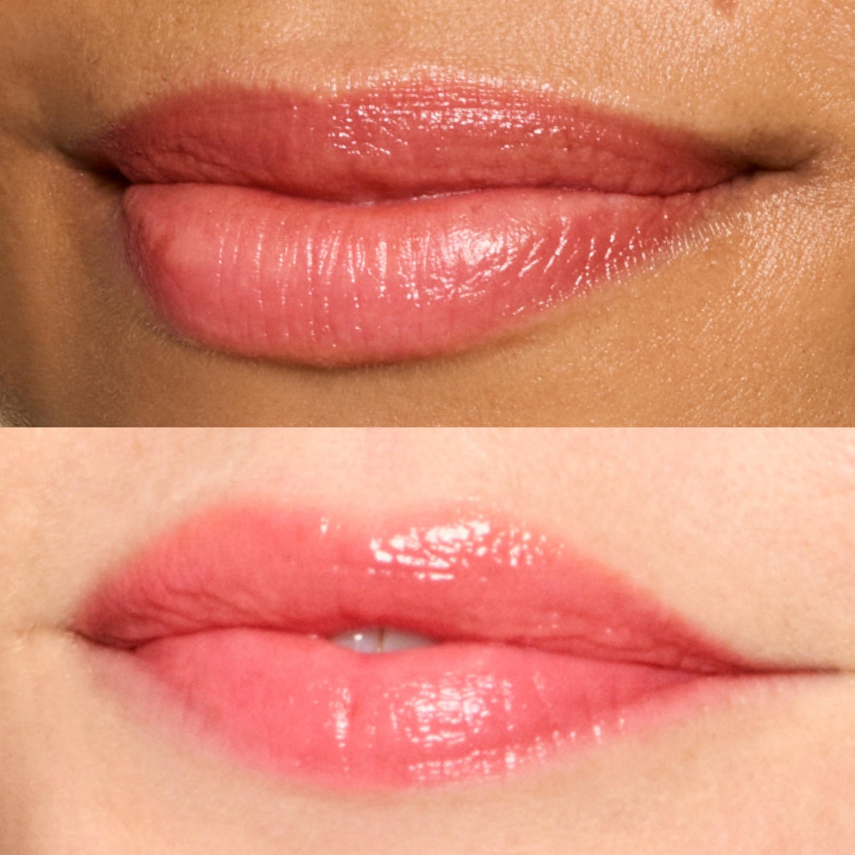 Honest Beauty swatch of Blood Orange on arm showing buildable sheer color payoff.