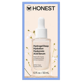 Honest Beauty product packaging flatlay presenting 1 fl oz retail presentation