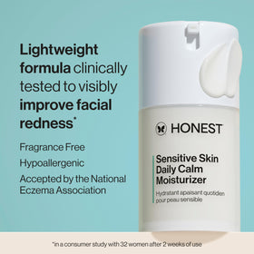 Honest Beauty close-up of creamy texture illustrating lightweight hydration benefit