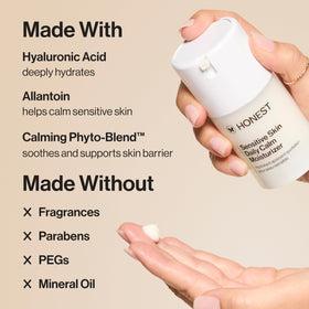 Honest Beauty pump dispensing product for easy controlled application benefit