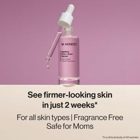 Honest Beauty dropper dispensing serum highlighting precise application