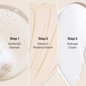 Honest Beauty serum ingredients with pearl and hyaluronic visualizing radiance