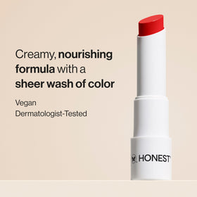Honest Beauty creamy texture close-up demonstrating smooth glide and moisturizing sheen.