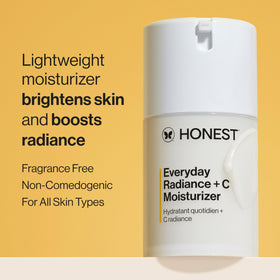 Honest Beauty close-up cream texture highlighting lightweight hydration