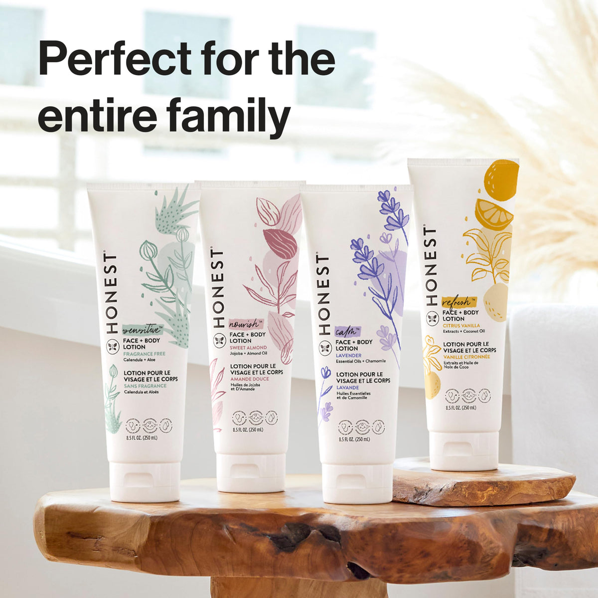 The Honest Company bottle in a bathroom lifestyle setting for daily routine use