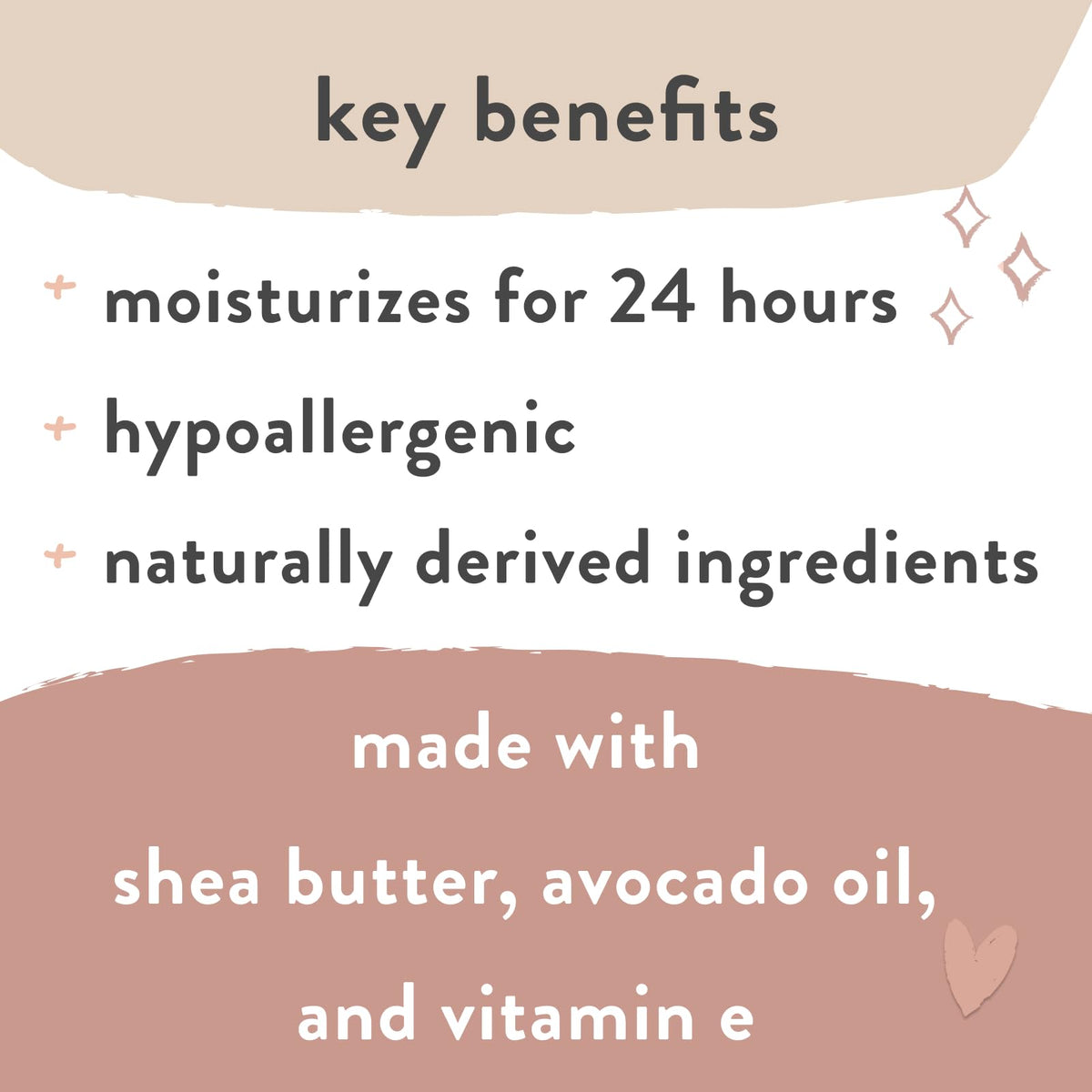 The Honest Company applied to a baby bump demonstrating soothing hydration