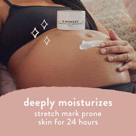 The Honest Company opened jar displays creamy texture for deep nourishment